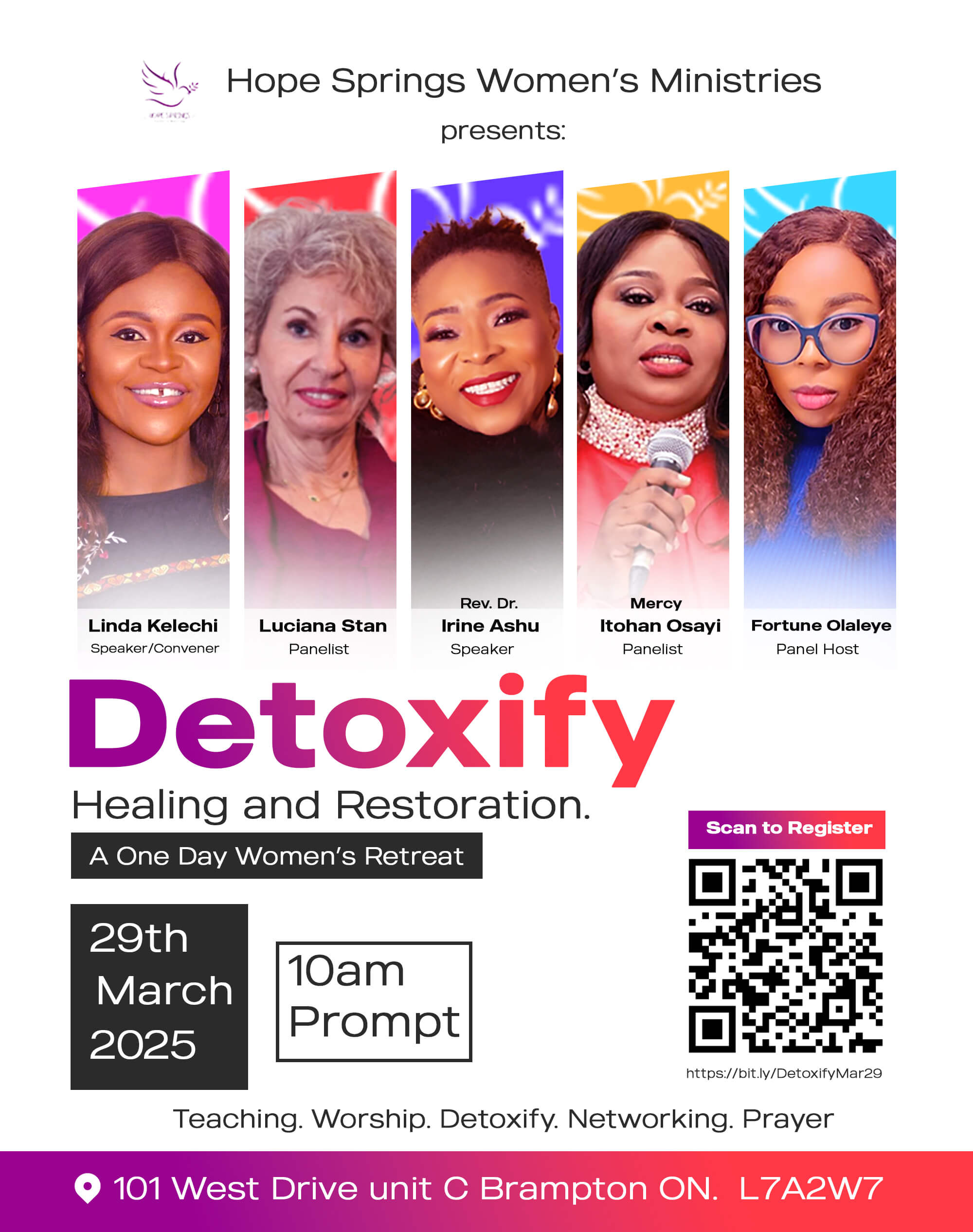 Detoxify Event Flyer